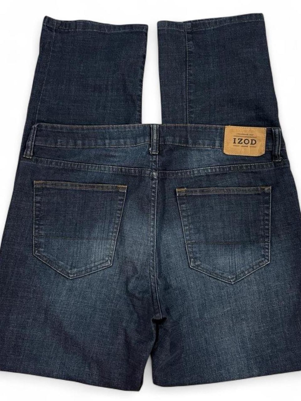 Izod comfort stretch blue straight leg jeans